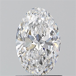Picture of Natural Diamond 1.01 Carats, Oval with  Cut, D Color, VVS1 Clarity and Certified by GIA