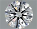 Natural Diamond 1.13 Carats, Round with Excellent Cut, G Color, IF Clarity and Certified by GIA