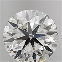Natural Diamond 0.90 Carats, Round with Very Good Cut, I Color, I1 Clarity and Certified by GIA