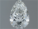 Natural Diamond 0.50 Carats, Pear with  Cut, G Color, VS2 Clarity and Certified by GIA