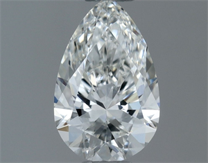 Picture of Natural Diamond 0.50 Carats, Pear with  Cut, G Color, VS2 Clarity and Certified by GIA