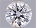 Lab Grown Diamond 1.03 Carats, Round with Ideal Cut, D Color, VVS1 Clarity and Certified by IGI