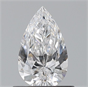 Natural Diamond 0.60 Carats, Pear with  Cut, D Color, VS1 Clarity and Certified by GIA