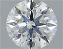 Diamante Natural 0.51 quilates, Redondo , Color G, claridad VS2 y certificado GIA