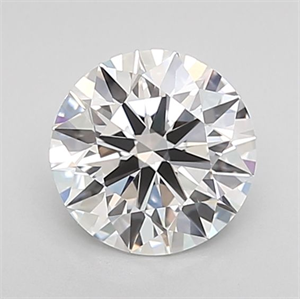 Picture of Lab Grown Diamond 1.02 Carats, Round with Ideal Cut, D Color, VVS2 Clarity and Certified by IGI
