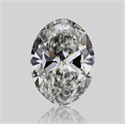 Natural Diamond 0.70 Carats, Oval with  Cut, I Color, VVS1 Clarity and Certified by GIA