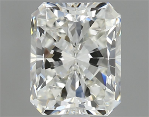 Picture of Natural Diamond 1.01 Carats, Radiant with  Cut, I Color, VS1 Clarity and Certified by GIA