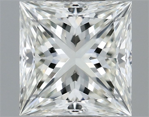 Foto Diamante Natural 0.61 quilates, Princesa , Color H, claridad IF y certificado IGI de