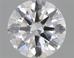 Picture of Natural Diamond 0.70 Carats, Round with Excellent Cut, D Color, SI1 Clarity and Certified by GIA