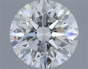 Picture of Natural Diamond 0.80 Carats, Round with Very Good Cut, F Color, SI2 Clarity and Certified by IGI