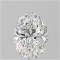 Natural Diamond 5.02 Carats, Oval with  Cut, E Color, VVS2 Clarity and Certified by GIA