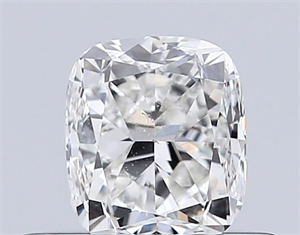 Picture of Natural Diamond 0.51 Carats, Cushion with  Cut, J Color, SI1 Clarity and Certified by GIA