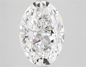 Picture of Natural Diamond 3.30 Carats, Oval with  Cut, D Color, FL Clarity and Certified by GIA