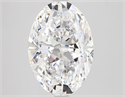 Natural Diamond 3.30 Carats, Oval with  Cut, D Color, FL Clarity and Certified by GIA