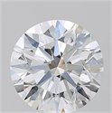 Natural Diamond 1.80 Carats, Round with Excellent Cut, D Color, VVS2 Clarity and Certified by GIA