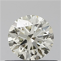 Natural Diamond 0.41 Carats, Round with Excellent Cut, K Color, VS1 Clarity and Certified by IGI