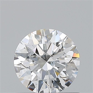 Picture of Natural Diamond 0.71 Carats, Round with Excellent Cut, E Color, SI2 Clarity and Certified by GIA