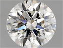 Natural Diamond 0.81 Carats, Round with Excellent Cut, H Color, VVS1 Clarity and Certified by GIA
