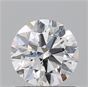 Natural Diamond 1.01 Carats, Round with Excellent Cut, E Color, SI2 Clarity and Certified by GIA