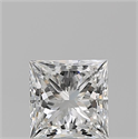 Natural Diamond 1.01 Carats, Princess with  Cut, F Color, VVS2 Clarity and Certified by GIA
