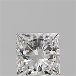 Picture of Natural Diamond 1.01 Carats, Princess with  Cut, F Color, VVS2 Clarity and Certified by GIA
