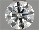 Diamante Natural 0.51 quilates, Redondo , Color J, claridad VVS2 y certificado IGI
