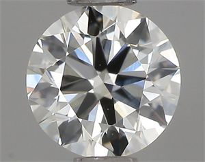 Foto Diamante Natural 0.51 quilates, Redondo , Color J, claridad VVS2 y certificado IGI de