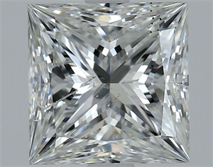 Foto Diamante Natural 2.40 quilates, Princesa , Color G, claridad SI2 y certificado GIA de