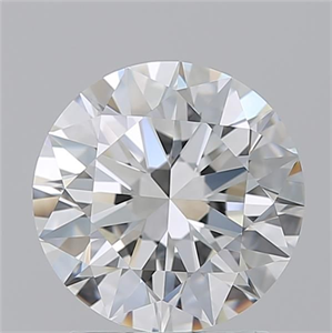 Picture of Natural Diamond 2.03 Carats, Round with Excellent Cut, I Color, VVS1 Clarity and Certified by GIA