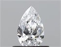 Natural Diamond 0.44 Carats, Pear with  Cut, D Color, VVS2 Clarity and Certified by GIA