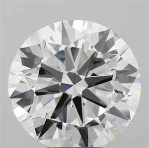 Picture of Lab Grown Diamond 6.01 Carats, Round with Ideal Cut, F Color, VVS2 Clarity and Certified by IGI