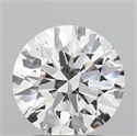 Lab Grown Diamond 3.50 Carats, Round with Ideal Cut, E Color, VS1 Clarity and Certified by IGI