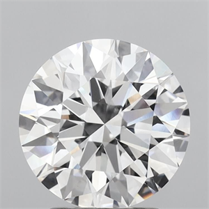 Picture of Lab Grown Diamond 3.50 Carats, Round with Ideal Cut, E Color, VS1 Clarity and Certified by IGI