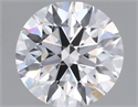 Lab Grown Diamond 1.01 Carats, Round with Ideal Cut, D Color, VS1 Clarity and Certified by IGI