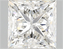 Natural Diamond 1.51 Carats, Princess with  Cut, J Color, SI2 Clarity and Certified by GIA