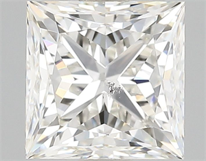 Picture of Natural Diamond 1.51 Carats, Princess with  Cut, J Color, SI2 Clarity and Certified by GIA