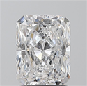 Diamante Natural 1.50 quilates, Radiante , Color D, claridad I1 y certificado GIA