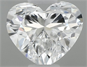 Natural Diamond 0.33 Carats, Heart with  Cut, D Color, VS2 Clarity and Certified by GIA