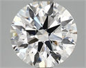 Lab Grown Diamond 2.17 Carats, Round with Excellent Cut, D Color, VS1 Clarity and Certified by GIA