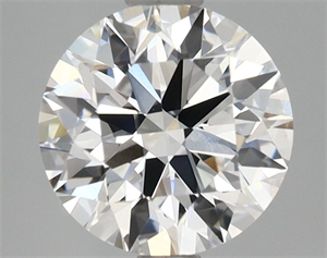 Picture of Lab Grown Diamond 2.17 Carats, Round with Excellent Cut, D Color, VS1 Clarity and Certified by GIA