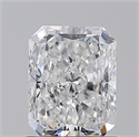 Natural Diamond 1.23 Carats, Radiant with  Cut, E Color, VS2 Clarity and Certified by GIA