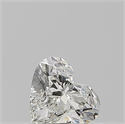 Natural Diamond 0.51 Carats, Heart with  Cut, I Color, SI2 Clarity and Certified by GIA
