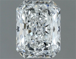 Picture of Natural Diamond 0.72 Carats, Radiant with  Cut, F Color, VVS1 Clarity and Certified by GIA