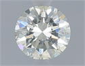 Natural Diamond 0.40 Carats, Round with Very Good Cut, J Color, SI1 Clarity and Certified by GIA