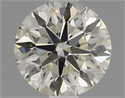 Natural Diamond 1.01 Carats, Round with Excellent Cut, L Color, VVS2 Clarity and Certified by IGI