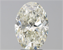 Natural Diamond 4.01 Carats, Oval with  Cut, L Color, SI1 Clarity and Certified by GIA