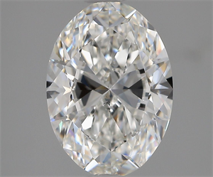 Foto Diamante Natural 2.01 quilates, Ovalado , Color F, claridad SI1 y certificado GIA de
