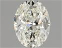 Natural Diamond 1.00 Carats, Oval with  Cut, J Color, VS2 Clarity and Certified by GIA