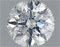 Natural Diamond 0.70 Carats, Round with Excellent Cut, F Color, SI2 Clarity and Certified by GIA