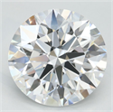 Del inventario de diamantes de laboratorio, 3.03 quilates, Redondo , Color D, claridad FL y certificado GIA